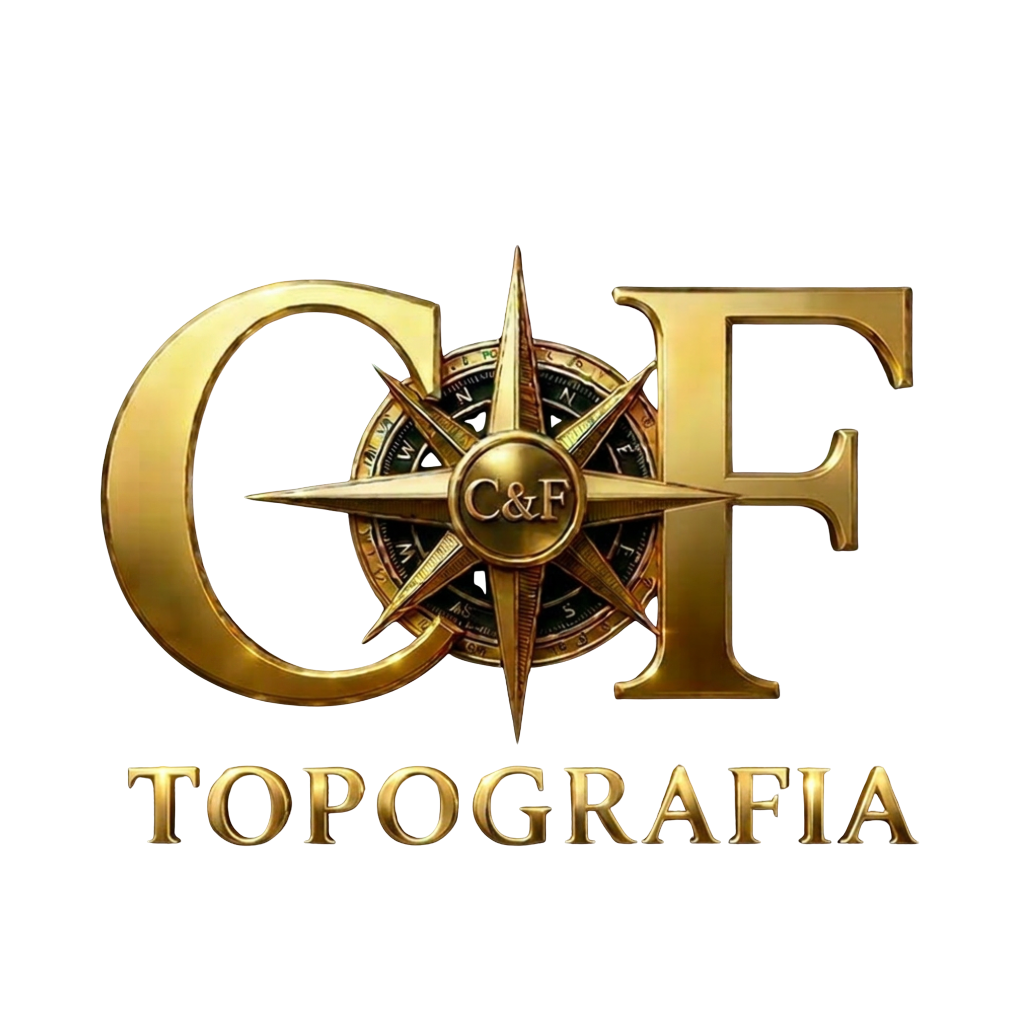 Logo C&F Topografia